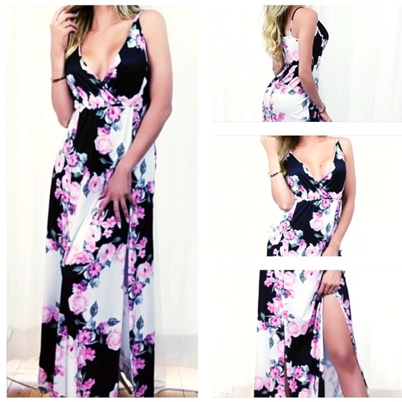 Dresses & Skirts - 💐 NWT Fab Floral Print Maxi Dress